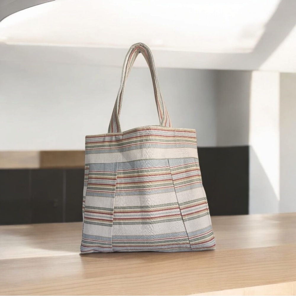 Striped Tote Bag